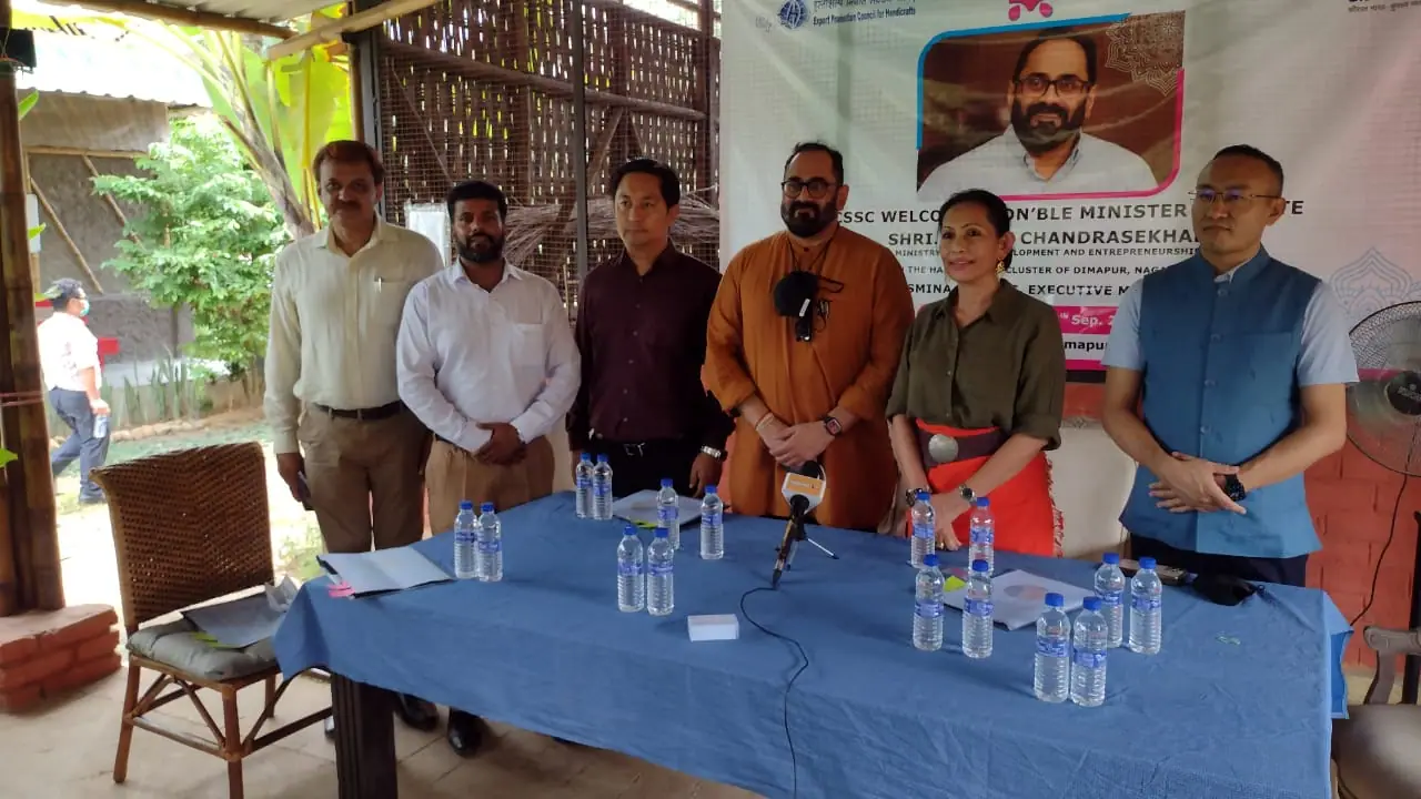 Union Minister Visits Traditional and Heritage Crafts Cluster of Dimapur, Nagaland