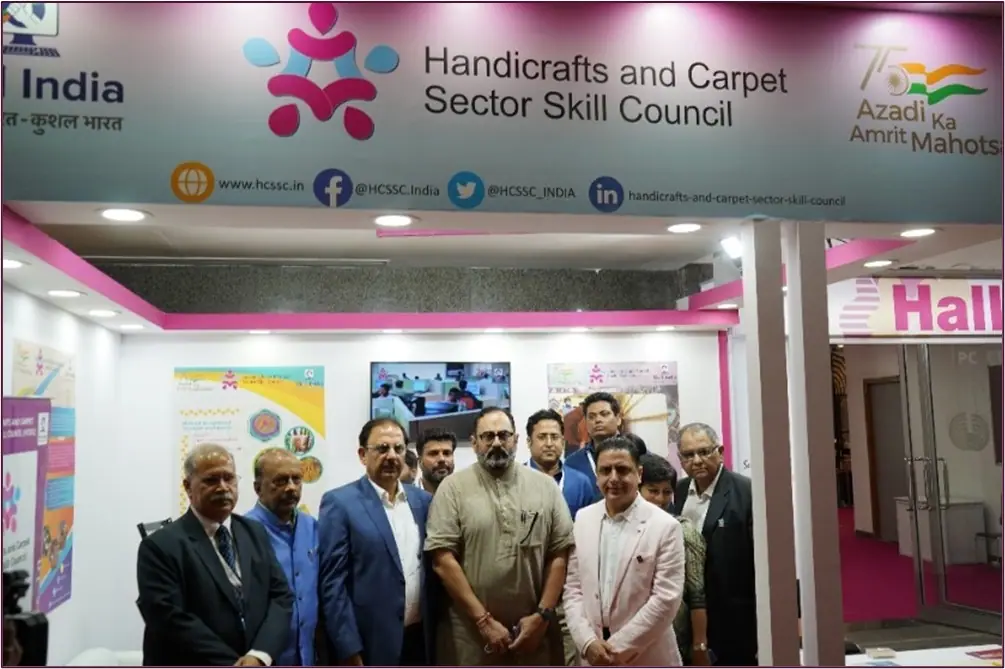Hon’ble Minister of State, MSDE Shri. Rajeev Chandrasekhar Visited IHGF Delhi Fair 2021 slide 1