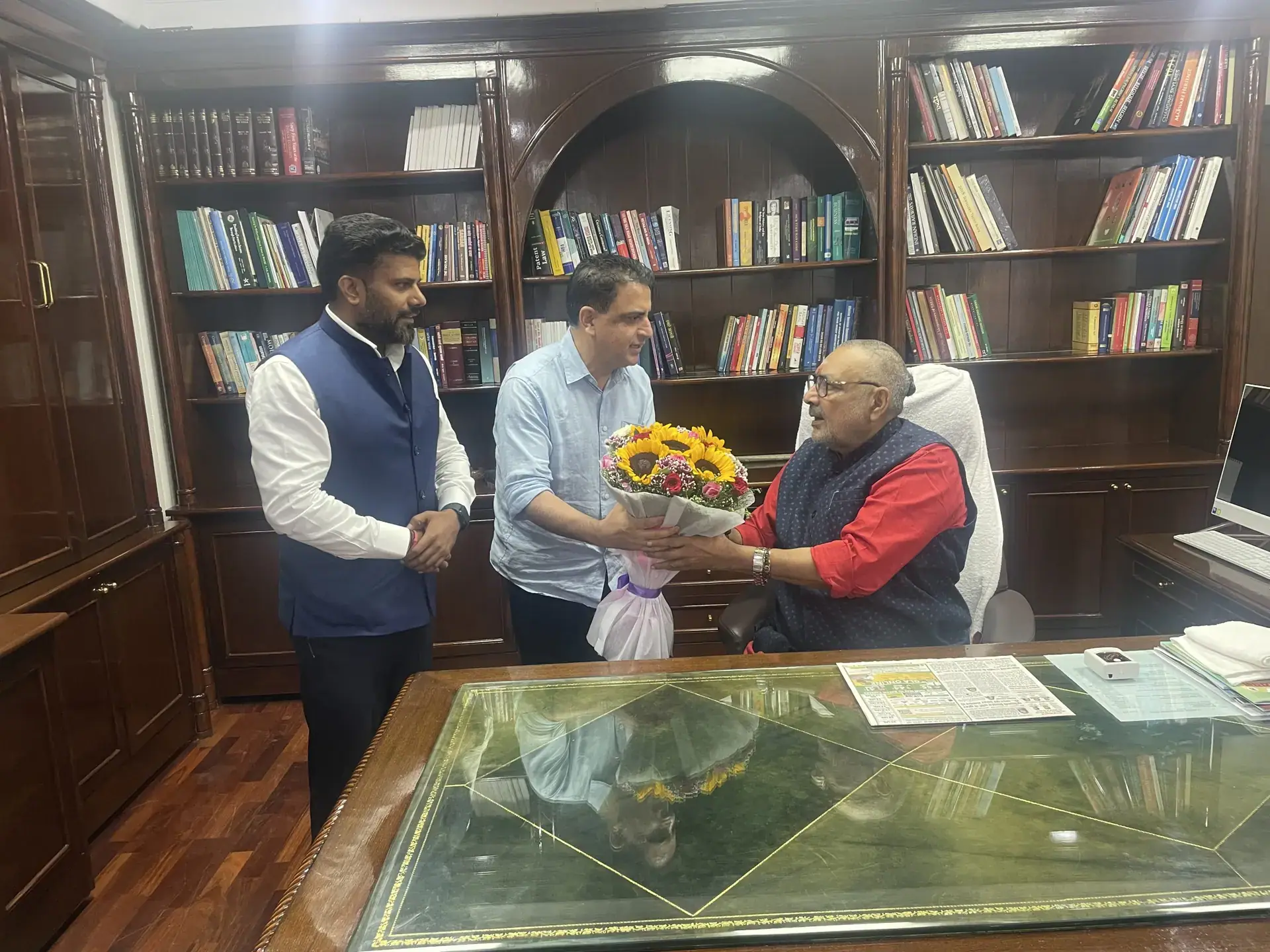 Meeting with Shri Giriraj Singh