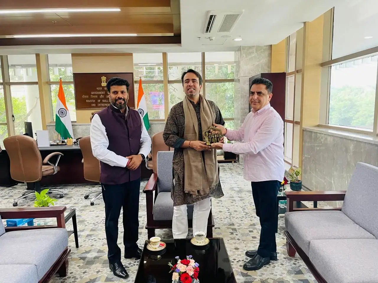 Meeting with Shri Jayant Chaudhary, MoS(IC), MSDE