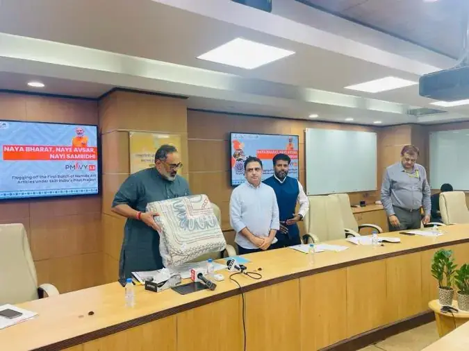 Inauguration of the First Consignment of Export of Namda Products by the Hon’ble Minister of State, MSDE
