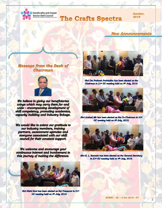 The Crafts Spectra – Newsletter Edition 7