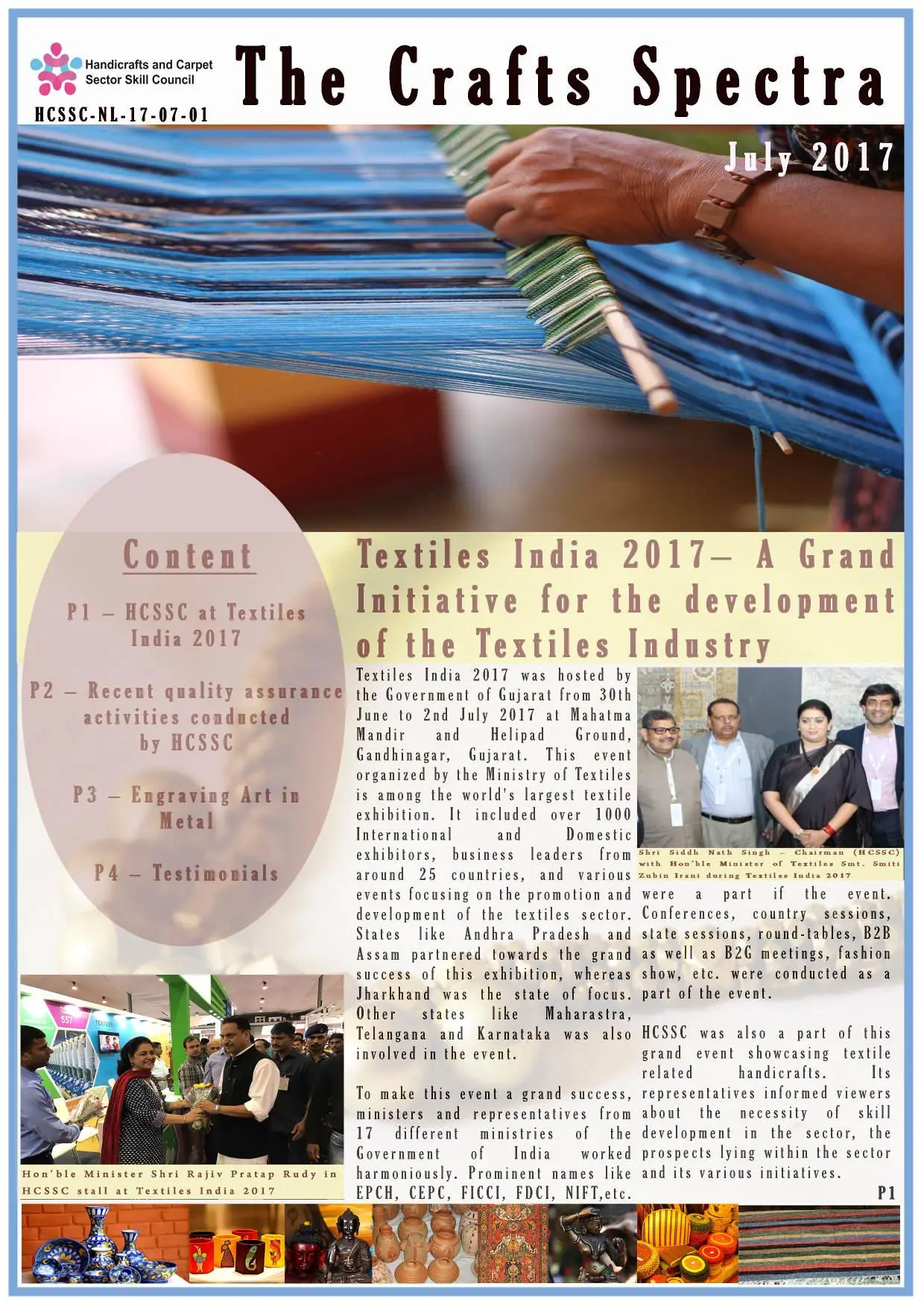 The Crafts Spectra – Newsletter Edition 1