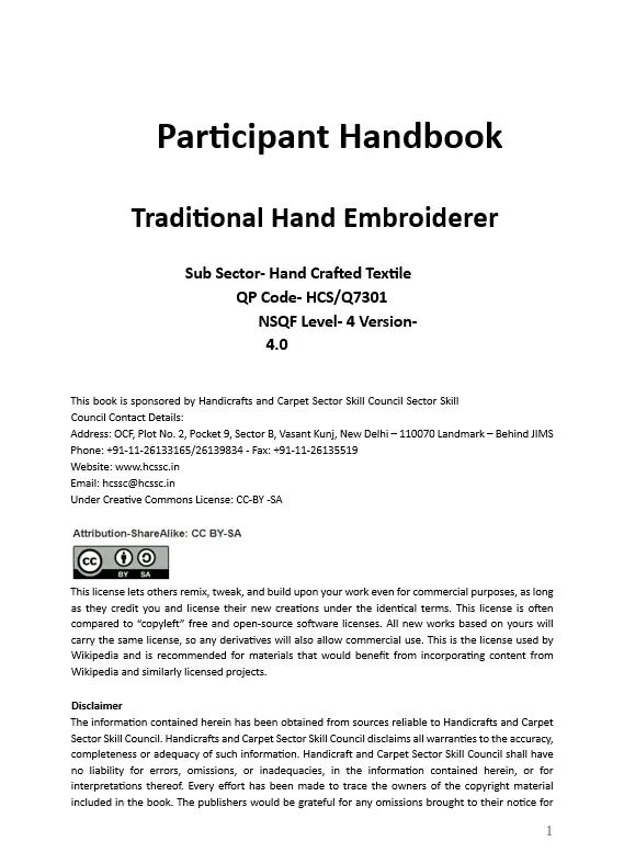 Traditional Hand Embroiderer