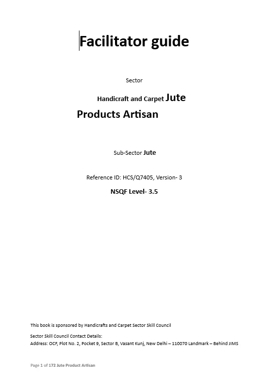 Jute Products Artisan