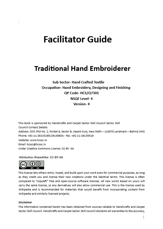 Traditional Hand Embroiderer